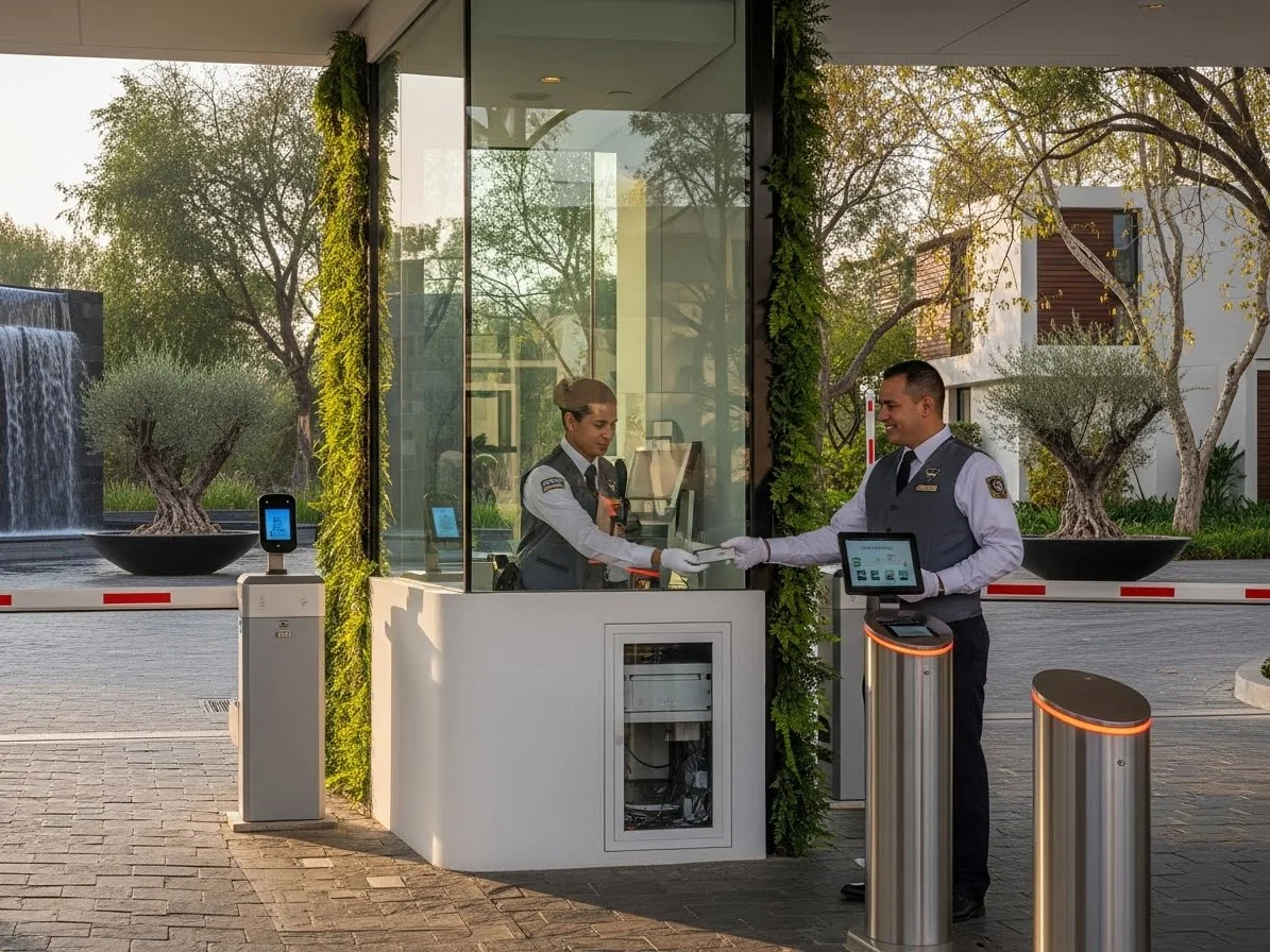 Personal femenino de seguridad para eventos